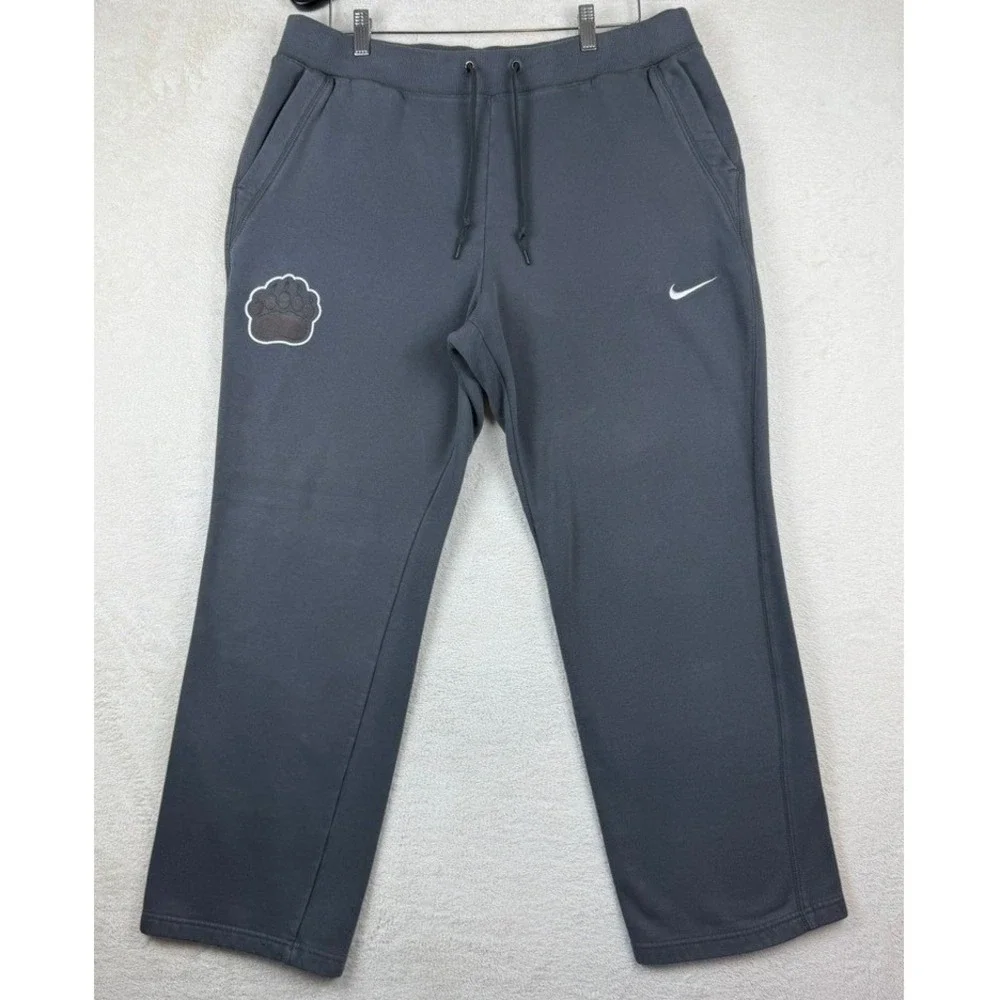 Nike Brown University Brown Bears Team Issued Fleece Sweatpants Gray Men's XL‎